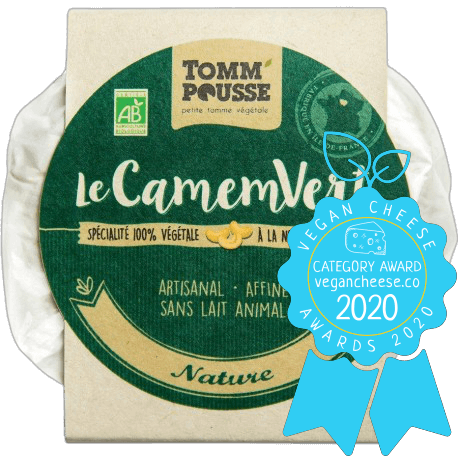 tomm pousse le camemvert vegan cheese awards 2020