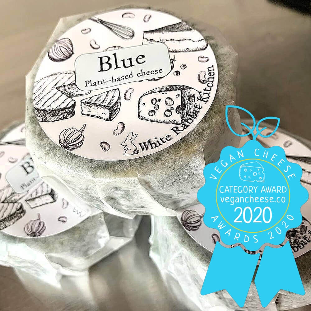 white rabbit kitchen blue style vegan cheese awards 2020