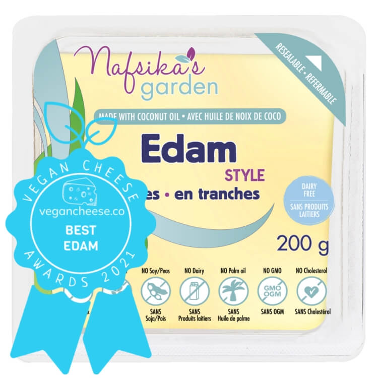 nafsikas garden edam style is the best vegan edam cheese awards winner 2021
