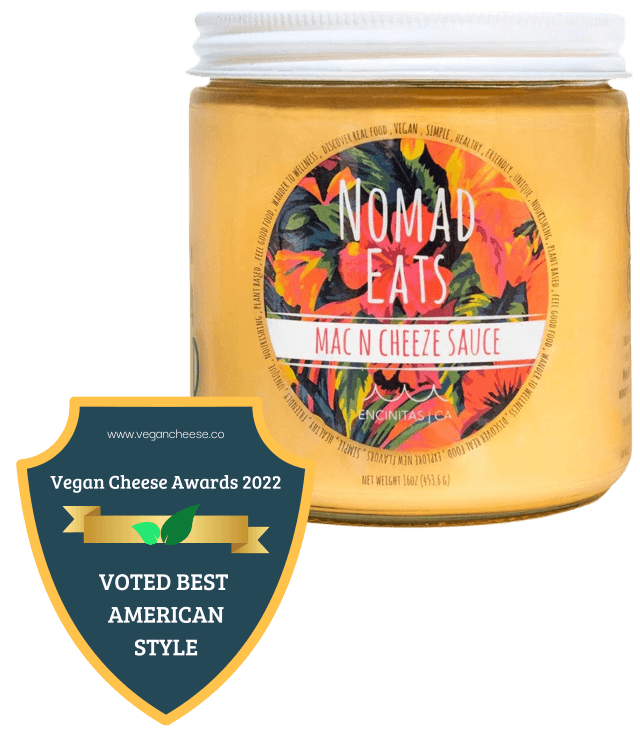 nomad eats vegan cheese sauce best american awards 2022