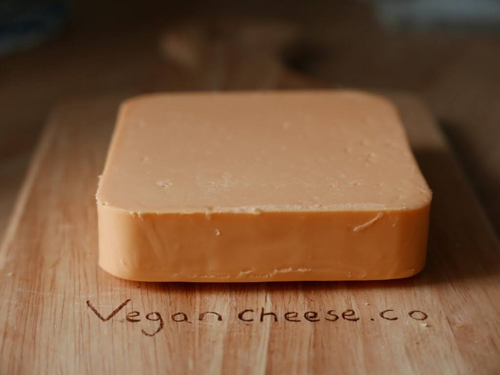 Vemondo red cheddar style vegan cheese