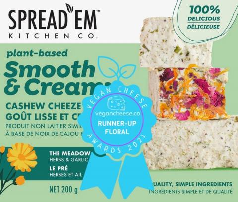 spread em kitchen the meadow runner up floral vegan cheese 2021
