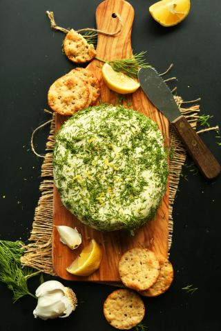 herb vegan cheese recipe by minimalist baker