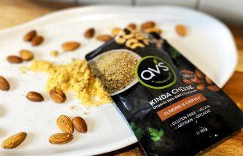 AVS Organic Foods Kinda Cheese Non Dairy Cheese Nut Parmesan Organic Almond & Cashew