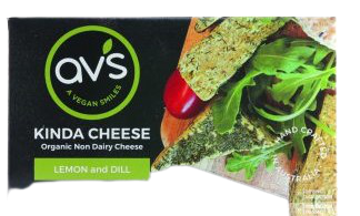 AVS Organic Foods Kinda Cheese Lemon, Chive & Dill Vegan Cheese