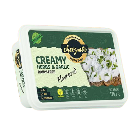 Cheezmir Dairy Free Vegan Creamy Herbs & Garlic Cheese