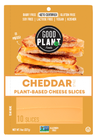 Good Planet Foods Plant Based Cheddar Slices