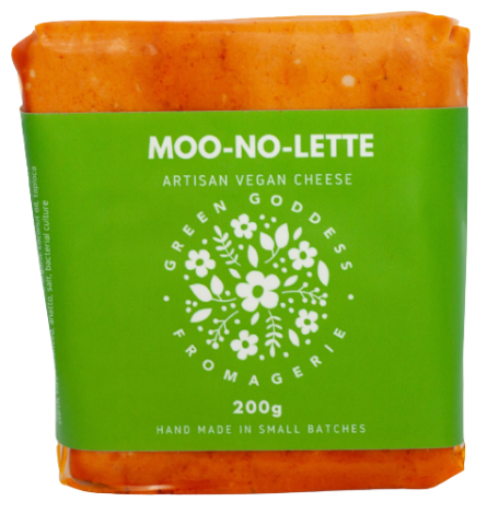 Green Goddess Fromagerie Moo-No-Lette Vegan Cheese