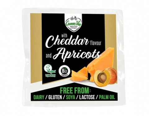 Green Vie Cheddar Flavour with Apricots