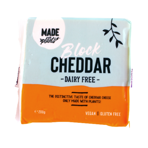 Made With Plants Cheddar Block Vegan Cheese