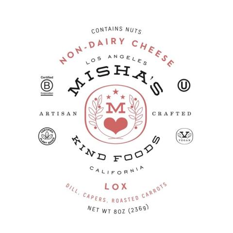 Misha's Kind Foods Lox Vegan Cheese