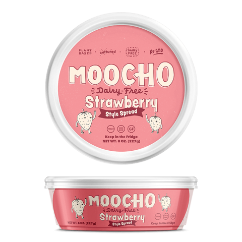Moocho Strawberry Vegan Cream Cheese Spread