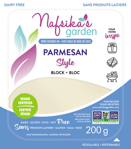 Nafsika's Garden Parmesan Style Vegan Cheese
