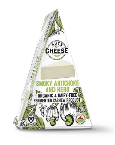 Nuts for Cheese Smoky Artichoke & Herb Vegan Cheese