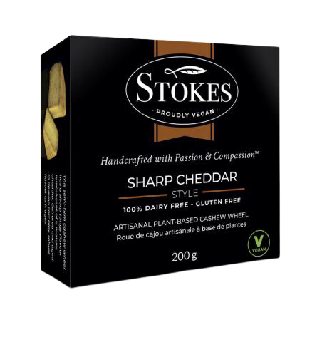 Stokes Sharp Cheddar Vegan Cheese