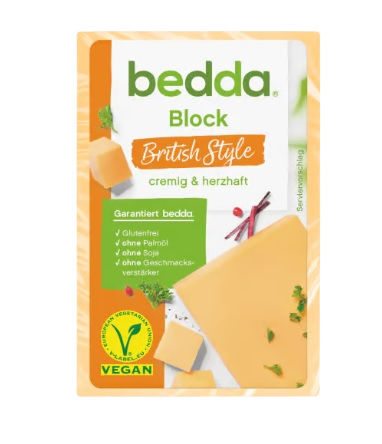 Bedda British Style Vegan Cheese Block