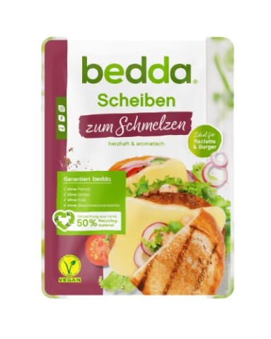 Bedda Scheiben Zum Schmelzen Vegan Cheese
