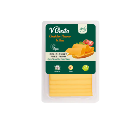 Gusto Plant World Cheddar Flavour Vegan Cheese Slices