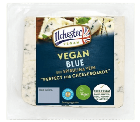 Ilchester Vegan Blue with Spirulina Vegan Cheese