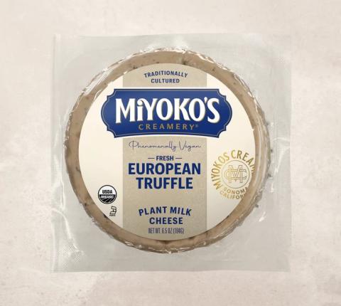 Miyoko's European Truffle Artisan Plant Milk Vegan Cheese Wheel