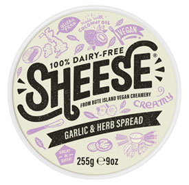 Sheese Creamy Garlic and Herb Vegan Cheese Spread