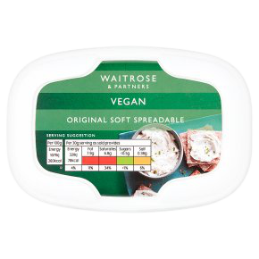 Waitrose Vegan Original Soft Spreadable Cheese
