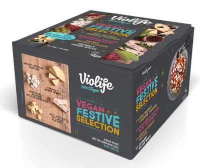violife festive christmas vegan cheese box
