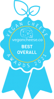 Vegan Cheese Awards Badge Best Overall 2021