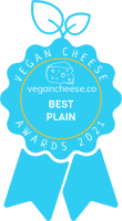 Vegan Cheese Awards Badge Best Plain 2021
