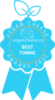 Vegan Cheese Awards Badge Best Tomme 2021