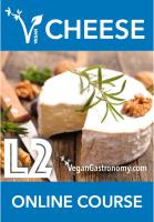 Vegan Gastronomy Vegan Cheese Making Course