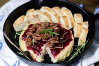 Vegan Brie with Cranberries and Pecans Recipe by 86 Eats