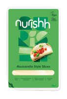 Nurishh Mozzarella Style Vegan Cheese Slices