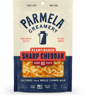 Parmela Creamery Sharp Cheddar Vegan Cheese Shreds