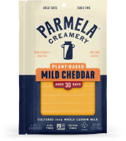 Parmela Creamery Cheddar Style Sliced Vegan Cheese