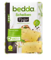Bedda Scheiben Pfeffer Vegan Cheese