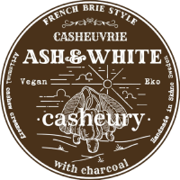 Casheury Casheuvrie Ash & White Vegan Cheese