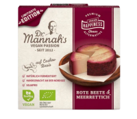 Dr Mannah's Der Gereifte Rote Beete Meerrettich Vegane Käse-Alternative