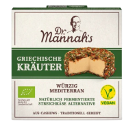 Dr Mannah's Der Gereifte Griechische Kräuter vegane Käse-Alternative
