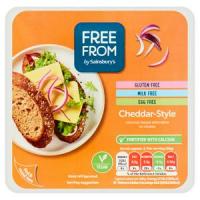Sainsbury's Deliciously Free From Cheddar-Style Coconut Based Alternative To Cheese