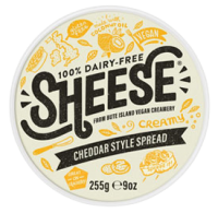 Sheese Cheddar Style Vegan Cheese Spread