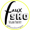 faux sho vegan pantry logo